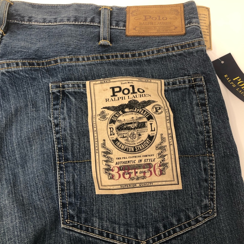 Polo Ralph Lauren Hampton Straight Blue Jeans
